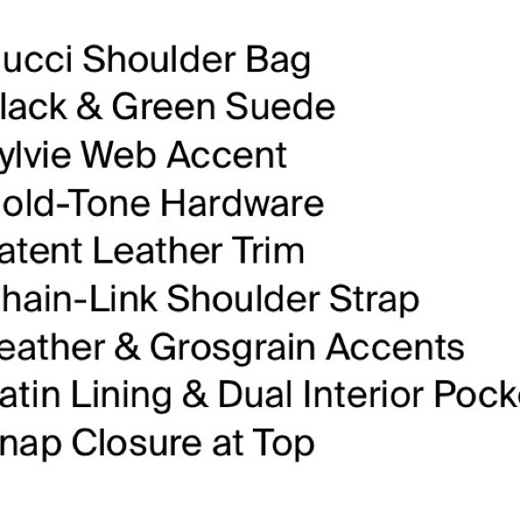 Gucci Green and Black Clutch with Gold Chain - Picture 8 of 8